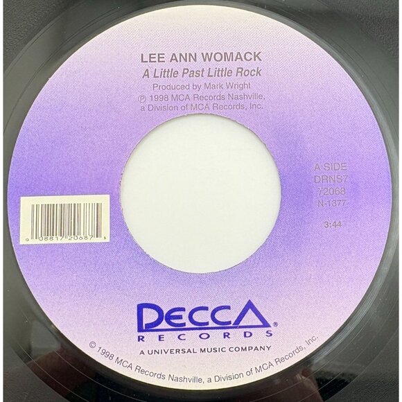 Lee Ann Womack 45 Country A Little Past Little Rock / You're Ever Down in Dallas - Picture 1 of 6